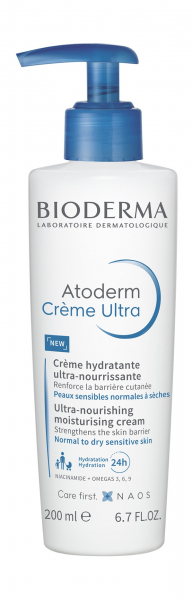 Bioderma Atoderm Crème Увлажняющий крем для очень сухой, сухой, чувствительной и нормальной кожи | 200 мл