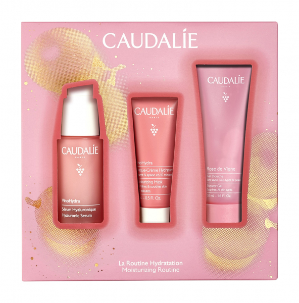 Caudalie VinoHydra Mosturizing Routine Set Набор для увлажняющего ухода за кожей лица и тела